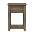 Living Essentials by Hillsdale Harmony Wood Accent Table in Knotty Gray Oak