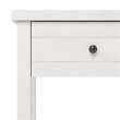 Living Essentials by Hillsdale Harmony Wood Accent Table in Matte White