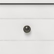 Living Essentials by Hillsdale Harmony Wood Accent Table in Matte White