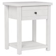 Living Essentials by Hillsdale Harmony Wood Accent Table in Matte White