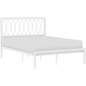 hillsdale furniture naomi metal full bed in white
