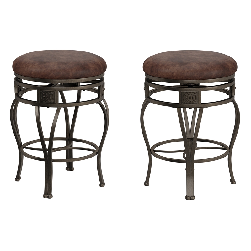 Set of 2 Hillsdale Montello Backless Counter Height Barstools