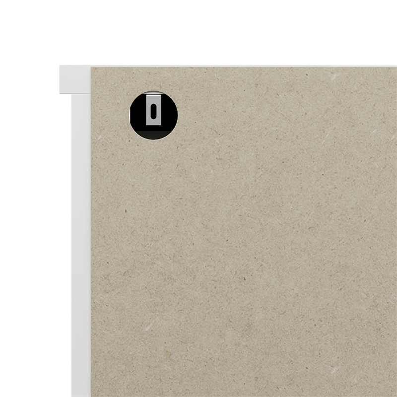 Hillsdale Harmony 6-Drawer Coastal Wood Bedroom Dresser in White