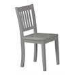 Hillsdale Universal Youth Contemporary Wood/Veneers Chair w/ Ladder Back in Gray