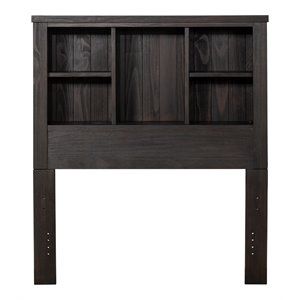 hillsdale highlands wood twin bookcase headboard and stand in driftwood