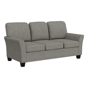 Hillsdale Furniture Lorena Upholstered Fabric Sofa in Gray Fabric