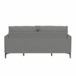 Hillsdale Furniture Alamay Upholstered Fabric Sofa Smoke Gray