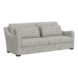 Hillsdale Furniture York Upholstered Sofa in Stone Gray fabric