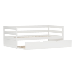 Hillsdale Kids and Teen Caspian Twin Daybed with Trundle White