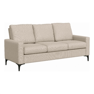 Hillsdale Furniture Matthew Fabric Upholstered Sofa Oatmeal Beige
