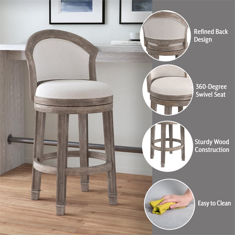 Monae swivel counter discount stool