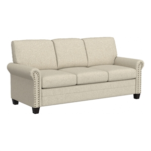 Hillsdale Furniture Barroway Fabric Upholstered Sofa Beige