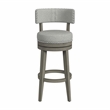 Hillsdale Furniture Lawton Wood Bar Height Swivel Stool Walnut