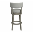 Hillsdale Furniture Lawton Wood Bar Height Swivel Stool Walnut