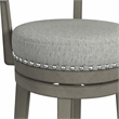 Hillsdale Furniture Lawton Wood Bar Height Swivel Stool Walnut