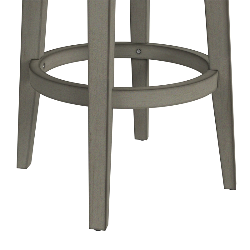 Hillsdale Furniture Lawton Wood Bar Height Swivel Stool Walnut