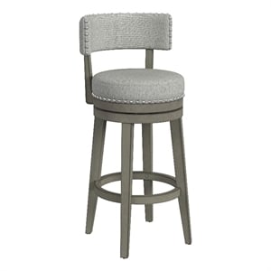 Hillsdale Furniture Lawton Wood Bar Height Swivel Stool Walnut
