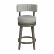Hillsdale Furniture Lawton Wood Counter Height Swivel Stool Walnut