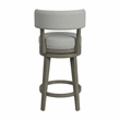 Hillsdale Furniture Lawton Wood Counter Height Swivel Stool Walnut