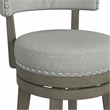 Hillsdale Furniture Lawton Wood Counter Height Swivel Stool Walnut