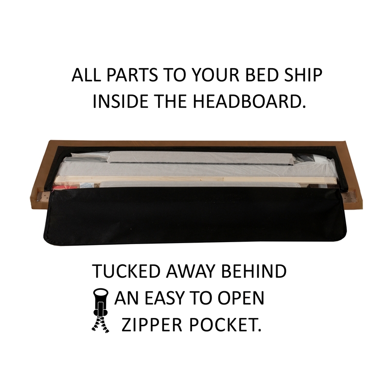 Hillsdale Gayle Nail Head Trim Queen Upholstered Bed Saddle Brown Faux Leather