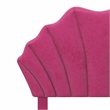 Hillsdale Furniture Elina Upholstered Twin Fabric Headboard Only in Pink