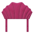 Hillsdale Furniture Elina Upholstered Twin Fabric Headboard Only in Pink