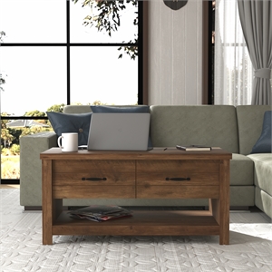 Hillsdale Lancaster Lift Top with storage Wood Coffee Table Knotty Oak
