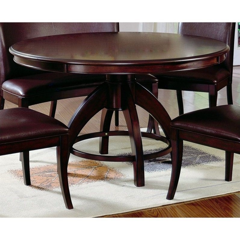Hillsdale Nottingham Round Pedestal Dining Table 4077DTB