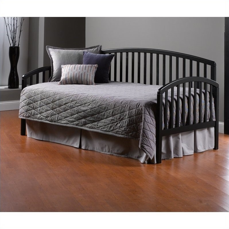 Hillsdale Carolina Wood Daybed in Black Finish 1592DBLHXX