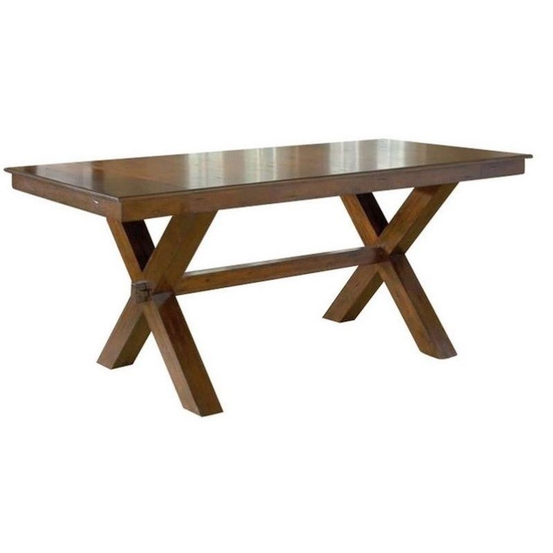 ... Park Avenue Counter Height Trestle Dining Table in Cherry - 4692CTB