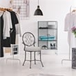 Hillsdale Furniture O'Malley Metal Vanity Stool Metallic Gray