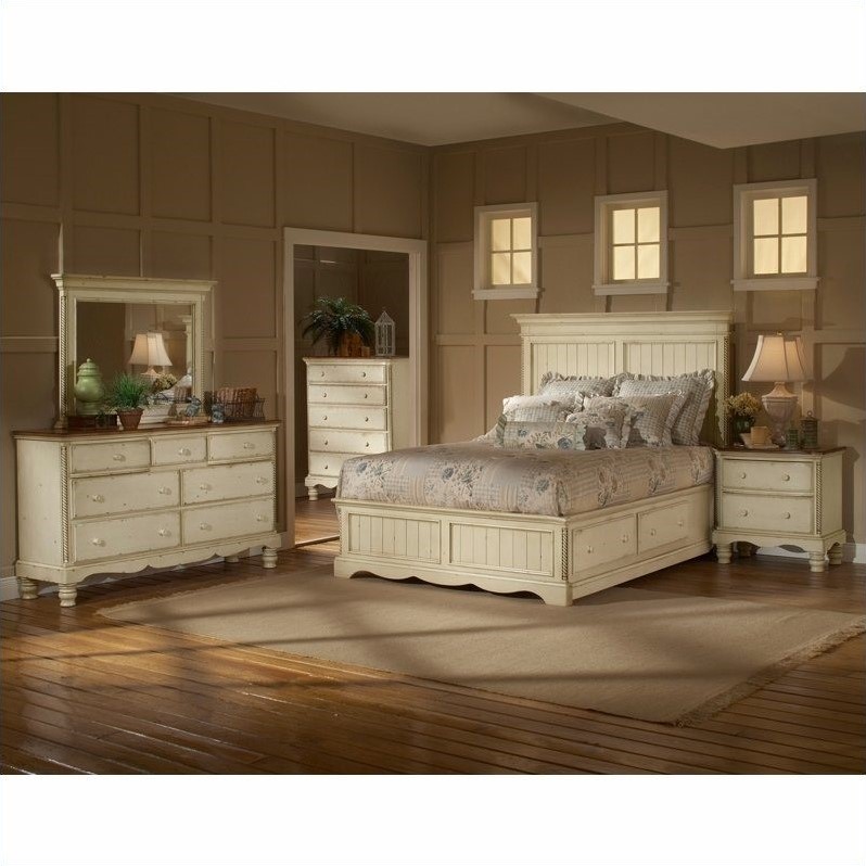bedroom furniture bedroom sets hillsdale wilshire 5 piece bedroom set ...