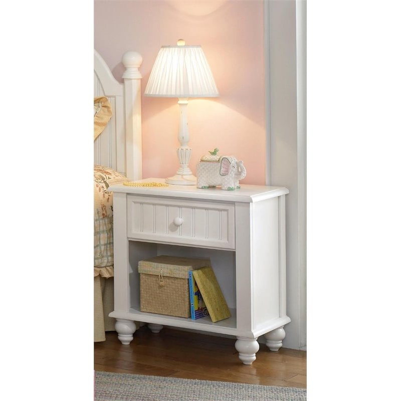 Hillsdale Westfield White Nightstand in Off White Finish   1354 772