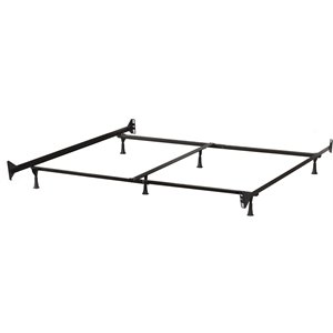 Hillsdale California King Metal Bed Frame Black