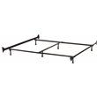 Hillsdale California King Metal Bed Frame Black