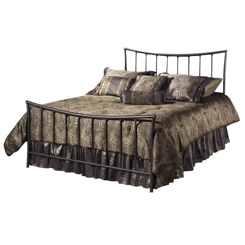 Hillsdale Edgewood Metal Bed In Magnesium Pewter Finish - 1333BXR