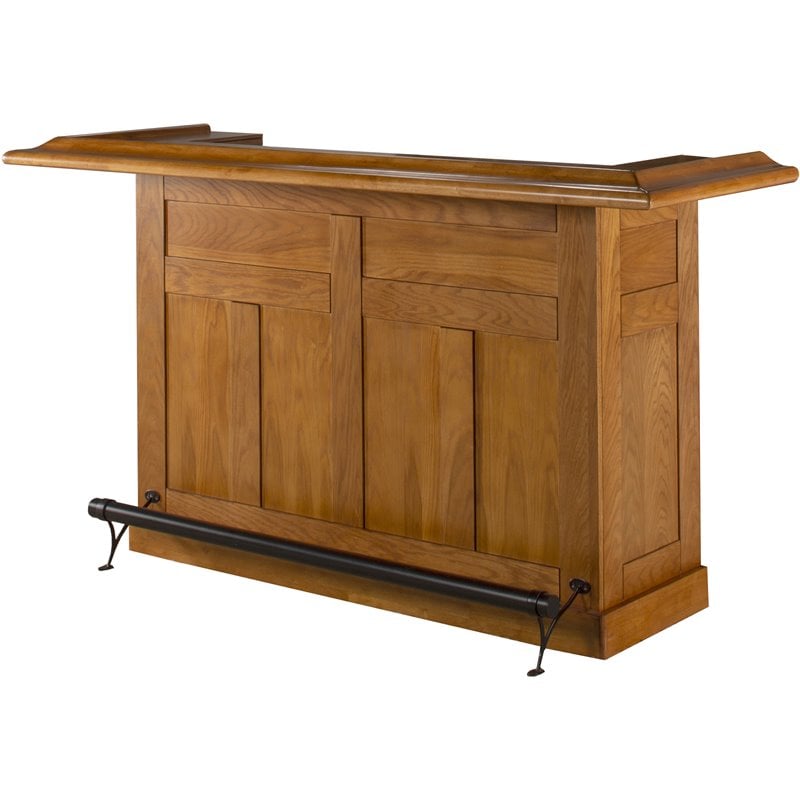 Hillsdale Classic Oak Large Home Bar Unit - 62576AOAK