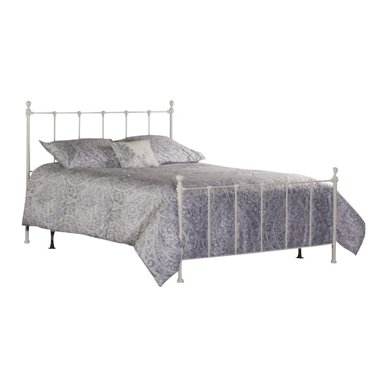 Hillsdale Molly Metal Bed In White - 1222BXR