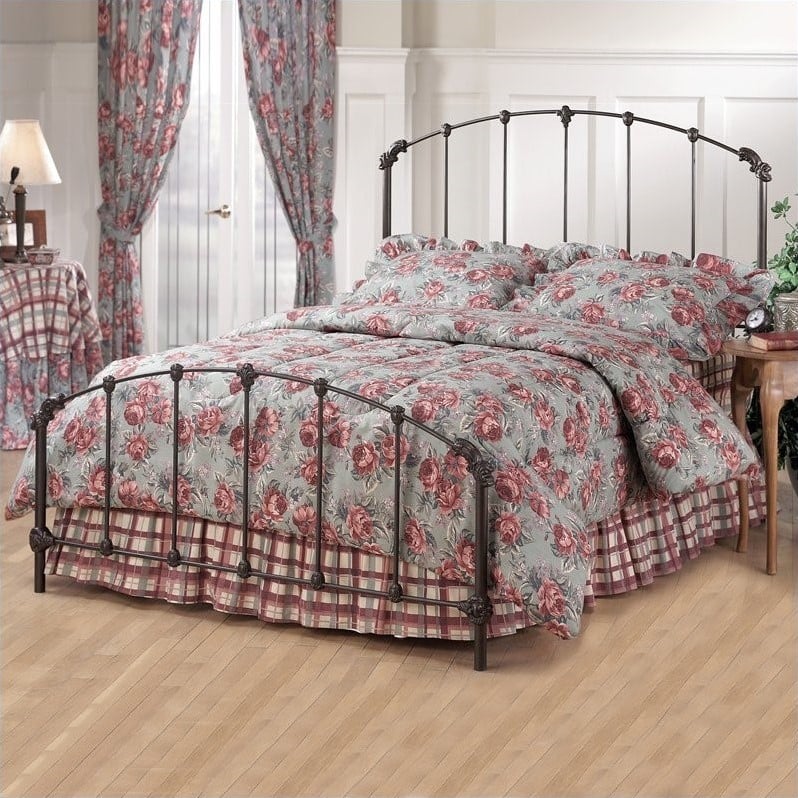 Hillsdale Bonita Metal Bed In Copper Mist Finish - 346BXR