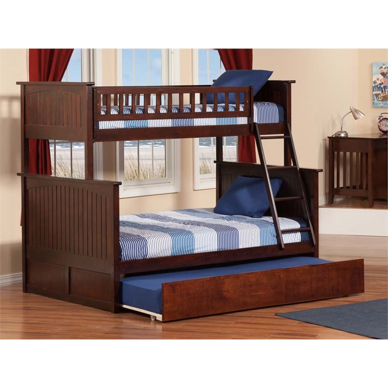 Atlantic Furniture Nantucket Urban Twin Over Full Trundle Bunk Bed Atlantic Furniture Nantucket Urban Twin Over Full Trundle Bunk Bed Ab59254