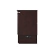 Nantucket Queen Wood Murphy Bed Chest w Mattress & Built-in Charger in Espresso