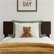 Orlando Twin Modern Wood Panel Headboard in Espresso