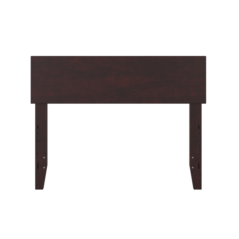 Orlando Twin Modern Wood Panel Headboard in Espresso