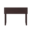 Orlando Twin Modern Wood Panel Headboard in Espresso
