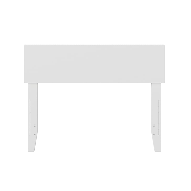 Orlando Twin Modern Wood Panel Headboard in White