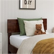 Orlando Twin Modern Wood Panel Headboard in Walnut