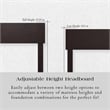 Orlando Full Modern Wood Panel Headboard in Espresso