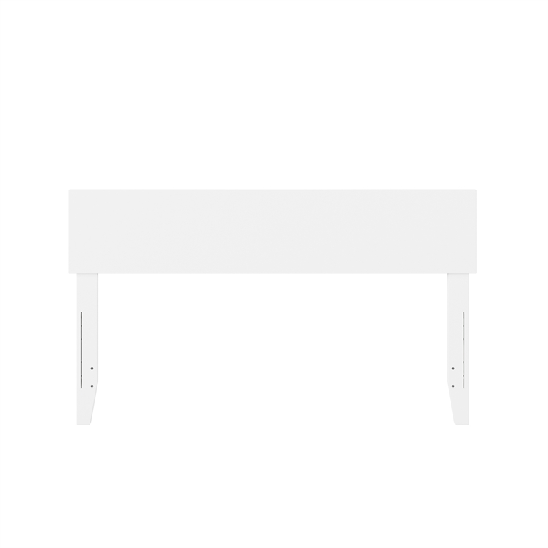 Orlando Full Modern Wood Panel Headboard in White