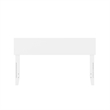 Orlando Full Modern Wood Panel Headboard in White